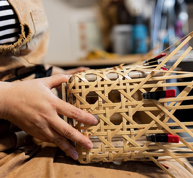 大分の豊かな手仕事－竹細工－