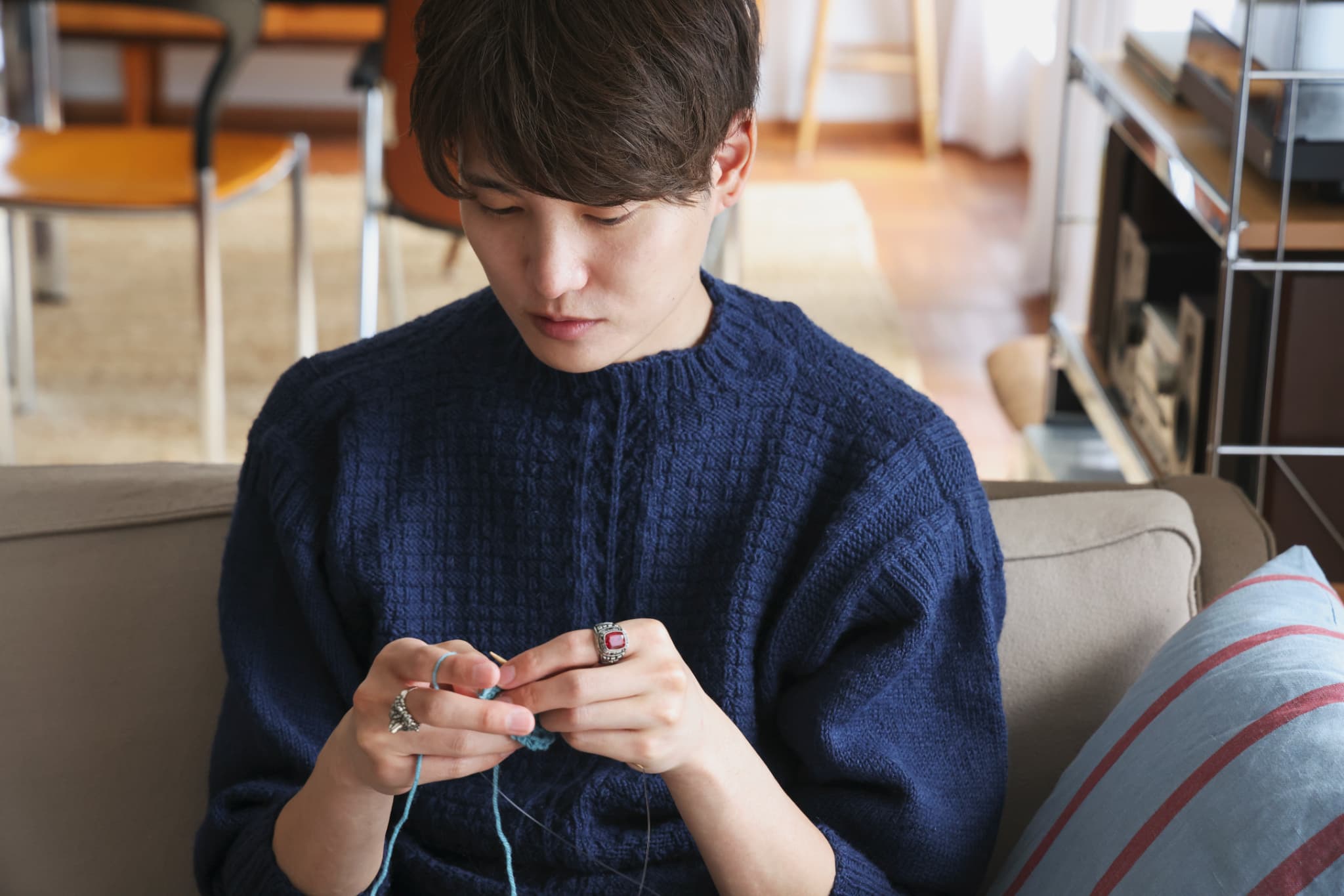 knitting yarn-1【アメリー】③ デザイナーズコラボキット「ライドオン
